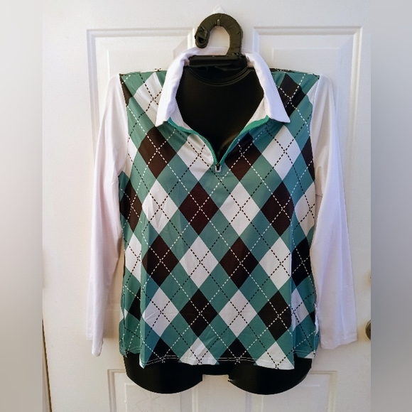 Soneven 2XL print long sleeve top - Picture 1 of 10